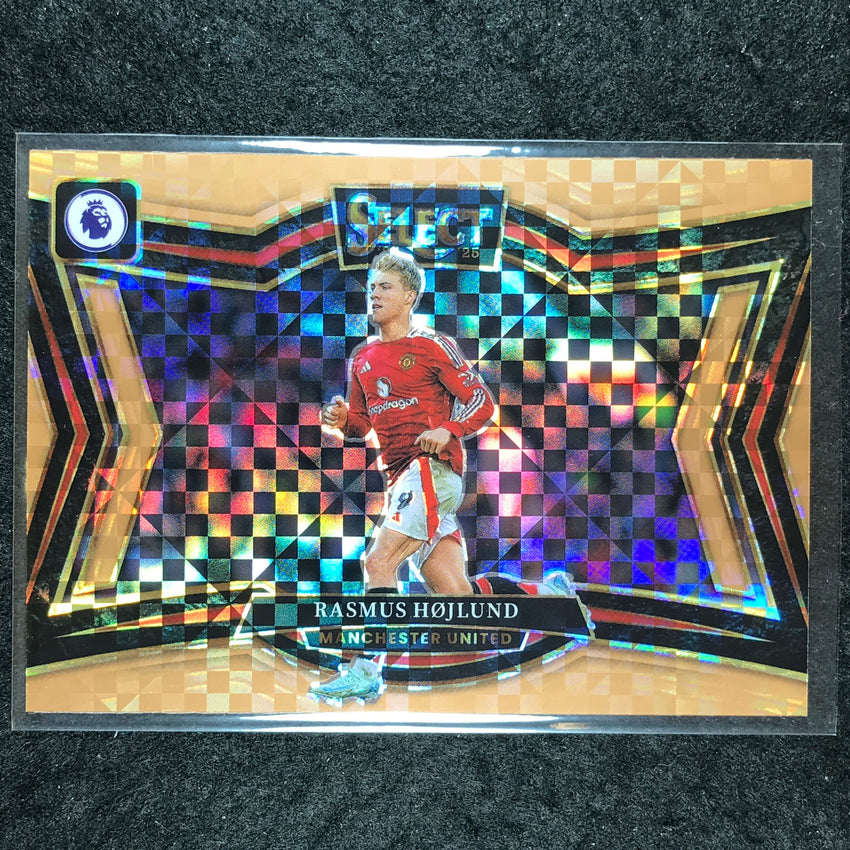 2024-25 Select EPL RASMUS HOJLUND Field Level Bronze Checker /125 #232