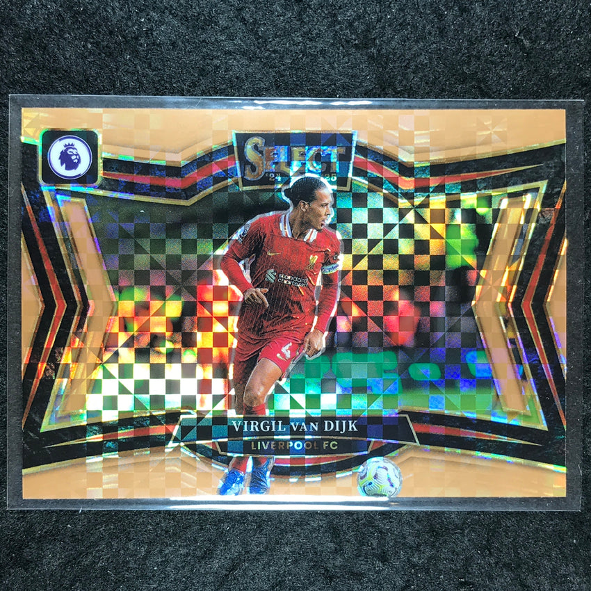 2024-25 Select EPL VIRGIL VAN DIJK Field Level Bronze Checker /125 #243