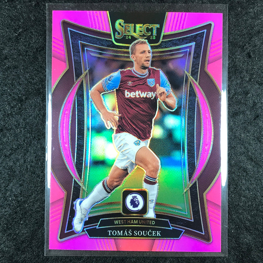2024-25 Select EPL TOMAS SOUCEK Terrace Pink 34/99 #70