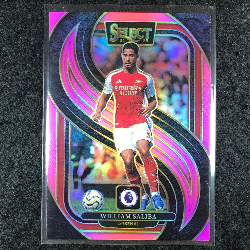 2024-25 Select EPL WILLIAM SALIBA Mezzanine Pink 34/99 #131