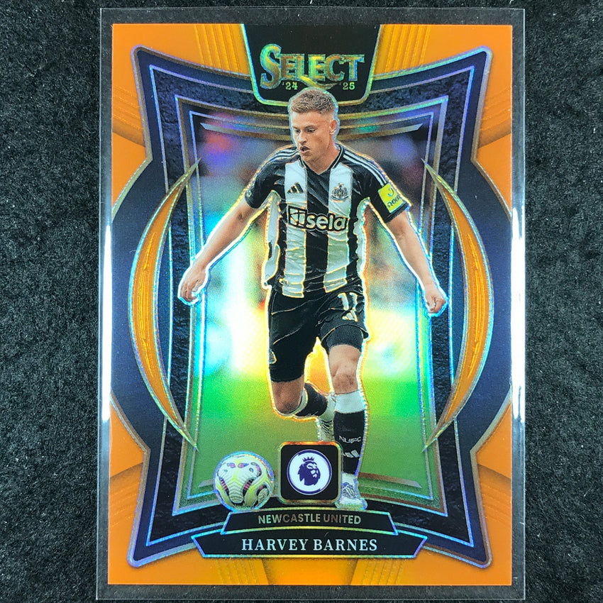 2024-25 Select EPL HARVEY BARNES Terrace Orange 68/75 #89