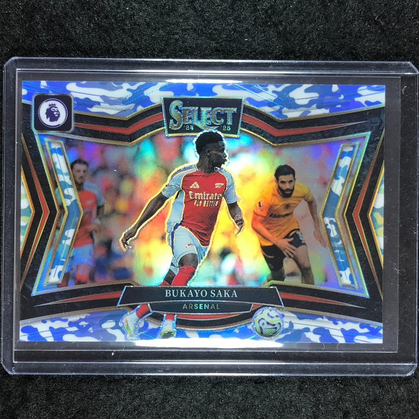 2024-25 Select EPL BUKAYO SAKA Field Level Winter Camo 35/49 #201