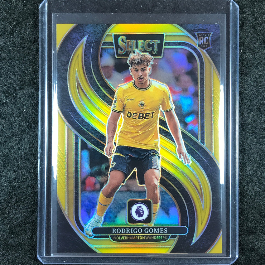 2024-25 Select EPL RODRIGO GOMES Mezzanine Rookie Gold 9/10 #127