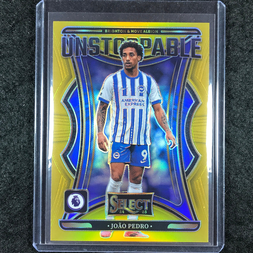 2024-25 Select EPL JOAO PEDRO Unstoppable Gold 4/10 #8