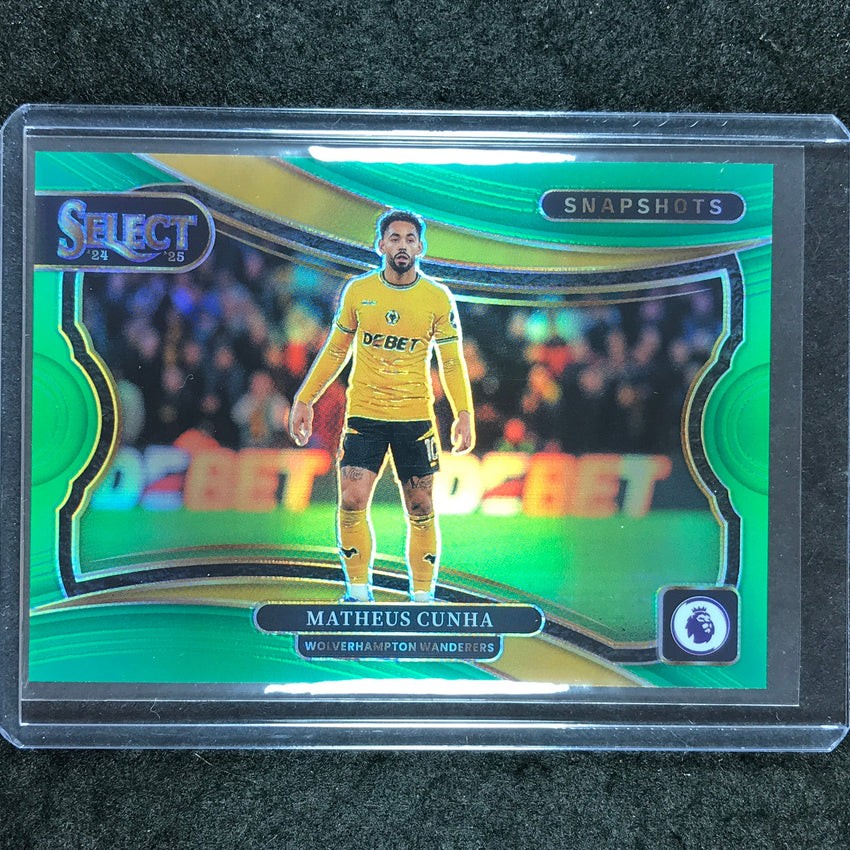 2024-25 Select EPL MATHEUS CUNHA Snapshots Green 5/5 #6