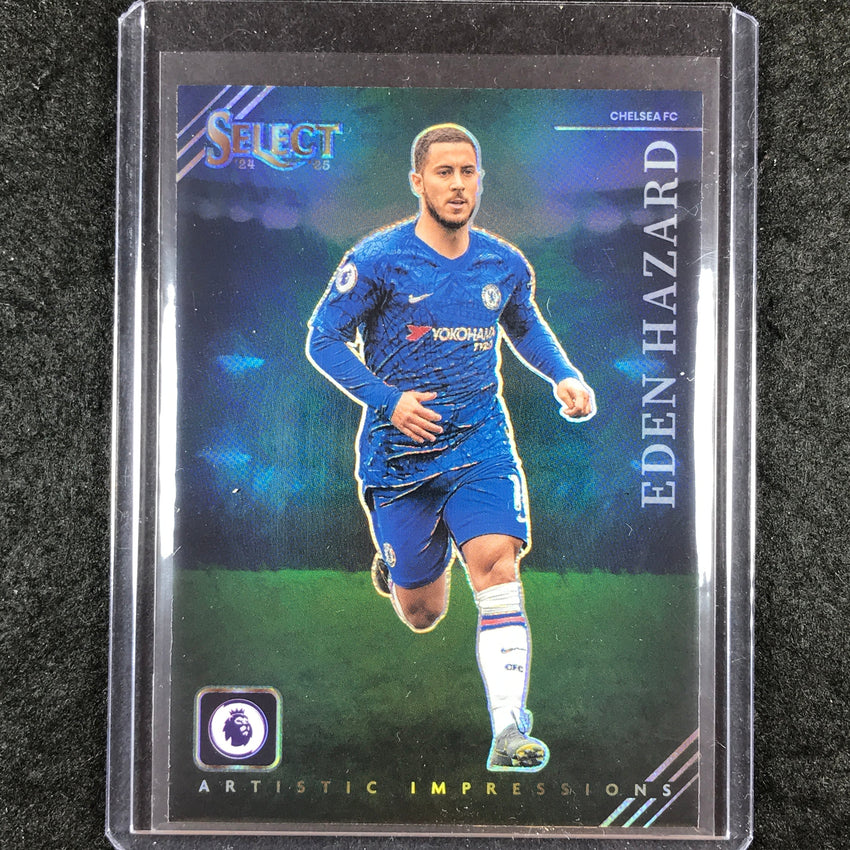 2024-25 Select EPL EDEN HAZARD Artistic Impressions SSP #22
