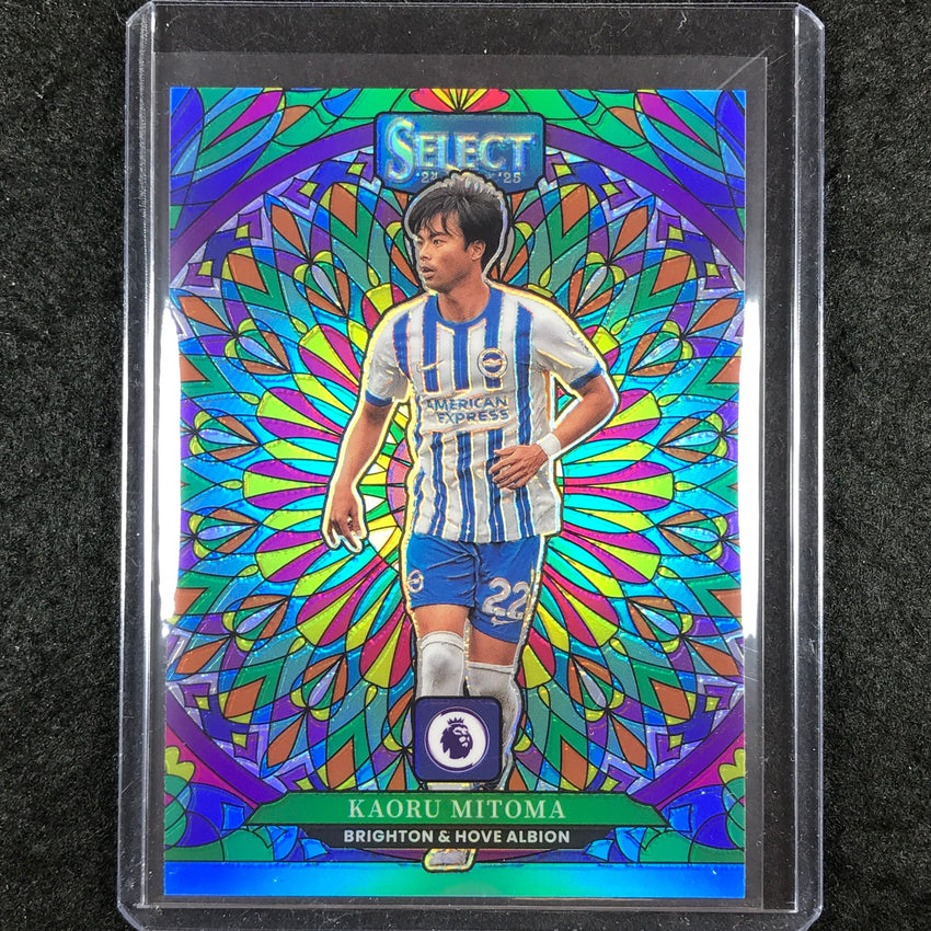 2024-25 Select EPL KAORU MITOMA Stained Glass SSP #18