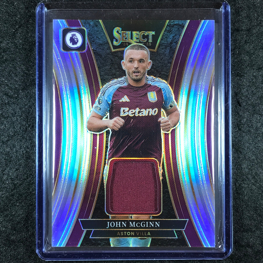 2024-25 Select EPL JOHN MCGINN Select Memorabilia Jersey Relic #JMG