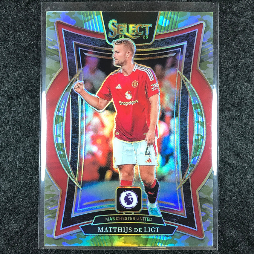 2024-25 Select EPL MATTHIJS DE LIGT Terrace Camo /150 #98
