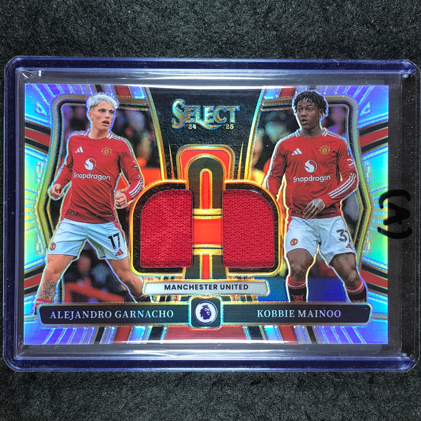 2024-25 Select EPL GARNACHO KOBBIE MAINOO Dual Swatches Jersey Relic #MU (A)