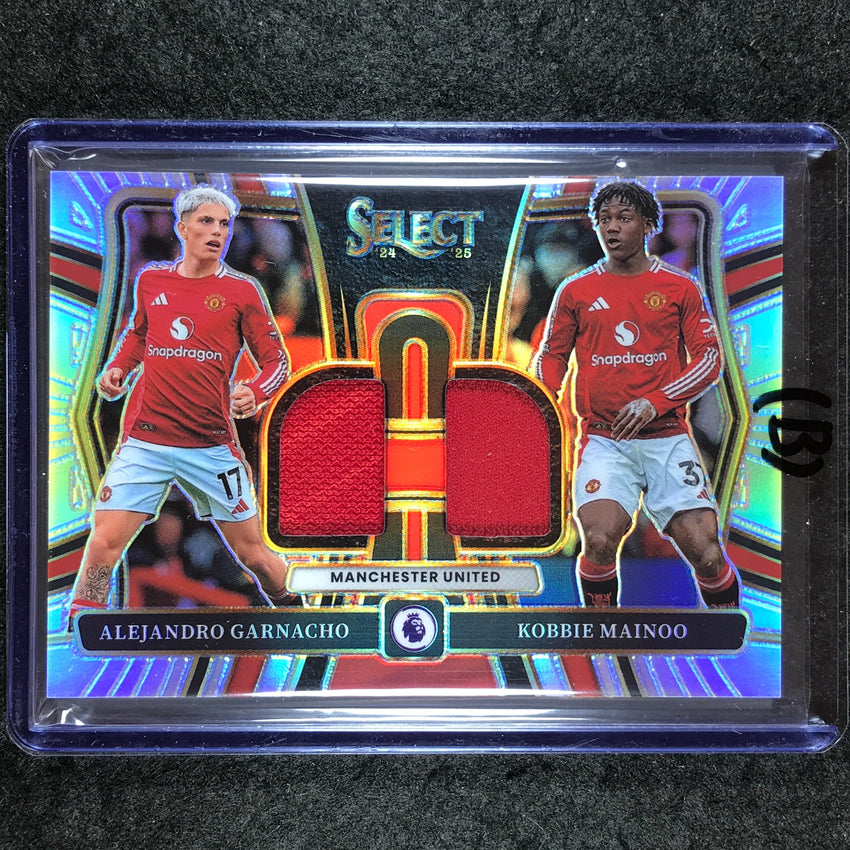 2024-25 Select EPL GARNACHO KOBBIE MAINOO Dual Swatches Jersey Relic #MU (B)