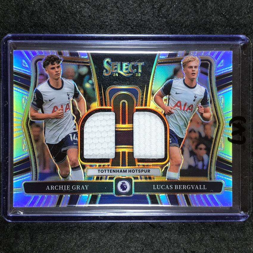 2024-25 Select EPL ARCHIE GRAY BERGVALL Dual Swatches Rookie Jersey #TOT (A)