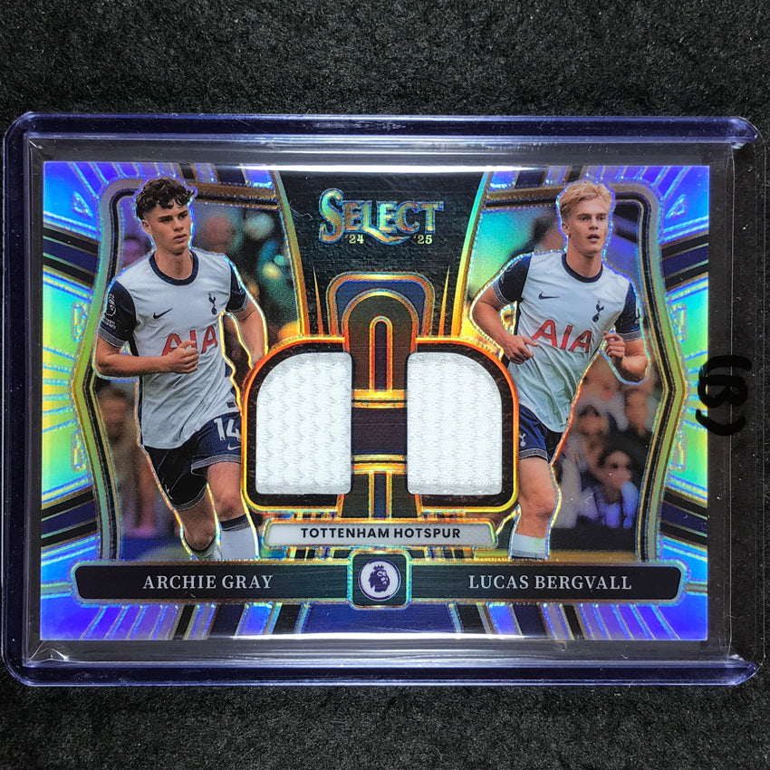 2024-25 Select EPL ARCHIE GRAY BERGVALL Dual Swatches Rookie Jersey #TOT (B)