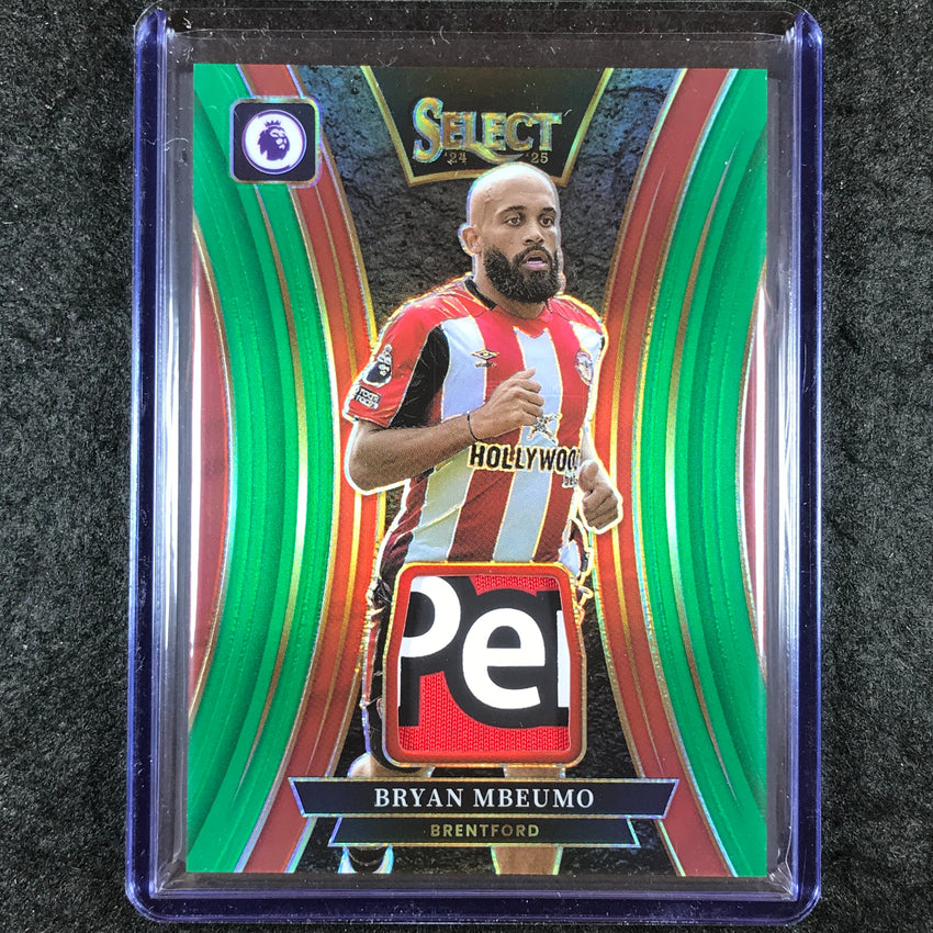 2024-25 Select EPL BRYAN MBEUMO Select Memorabilia Patch Relic Green 4/5