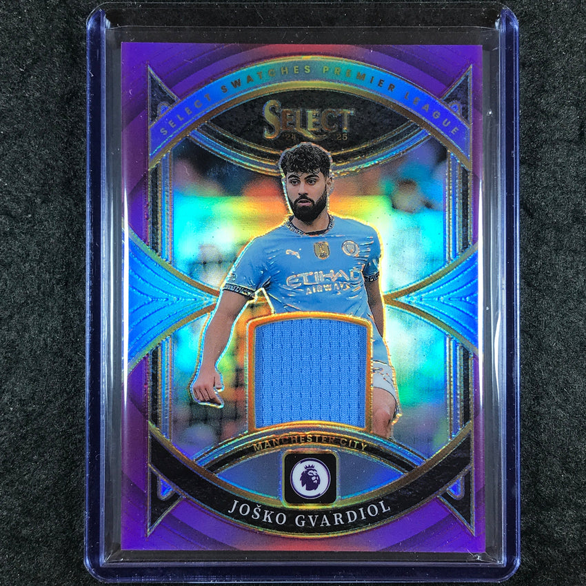 2024-25 Select EPL JOSKO GVARDIOL Select Swatches Jersey Relic Purple 4/49