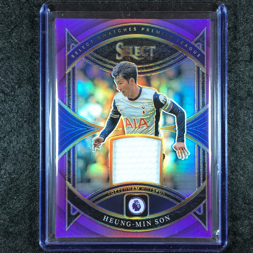 2024-25 Select EPL HEUNG-MIN SON Select Swatches Jersey Relic Purple 42/49