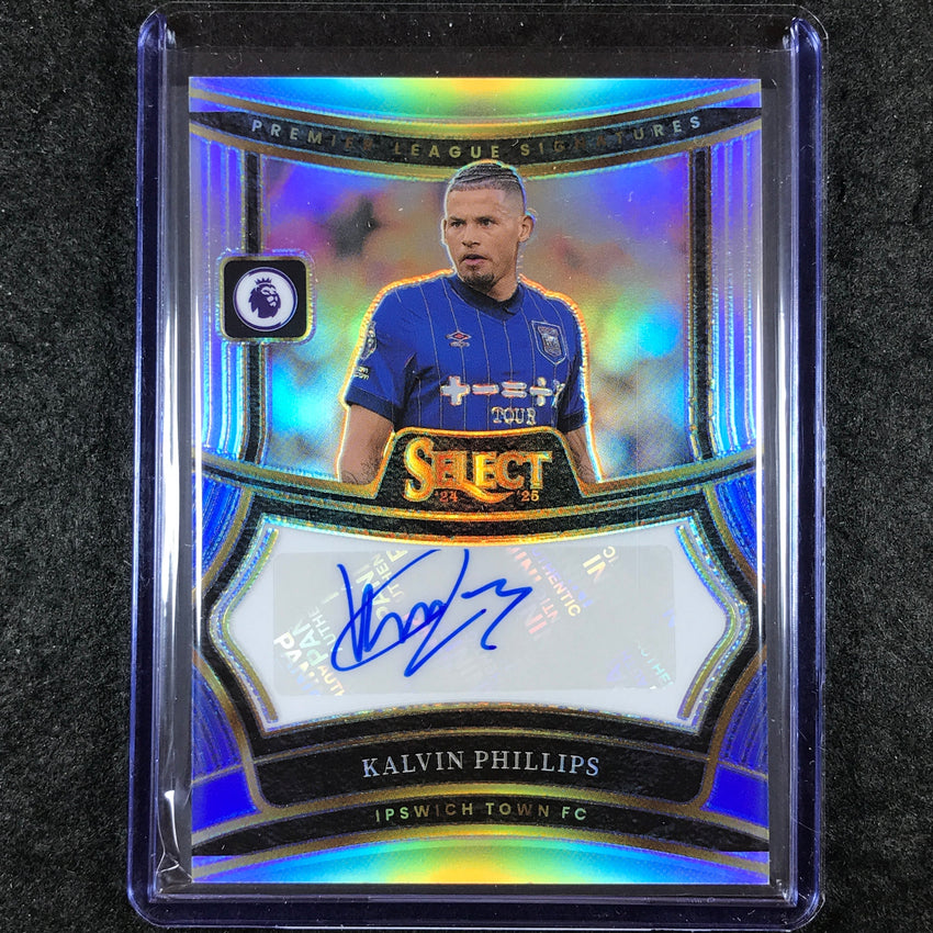 2024-25 Select EPL KALVIN PHILLIPS Signatures Auto Silver Prizm #KP