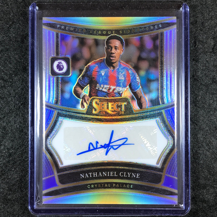 2024-25 Select EPL NATHANIEL CLYNE Signatures Auto Silver Prizm #NC