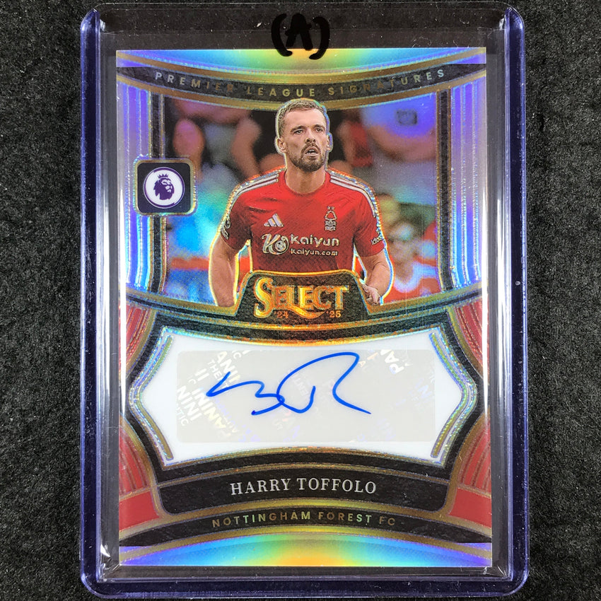 2024-25 Select EPL HARRY TOFFOLO Signatures Auto Silver Prizm #HT (A)