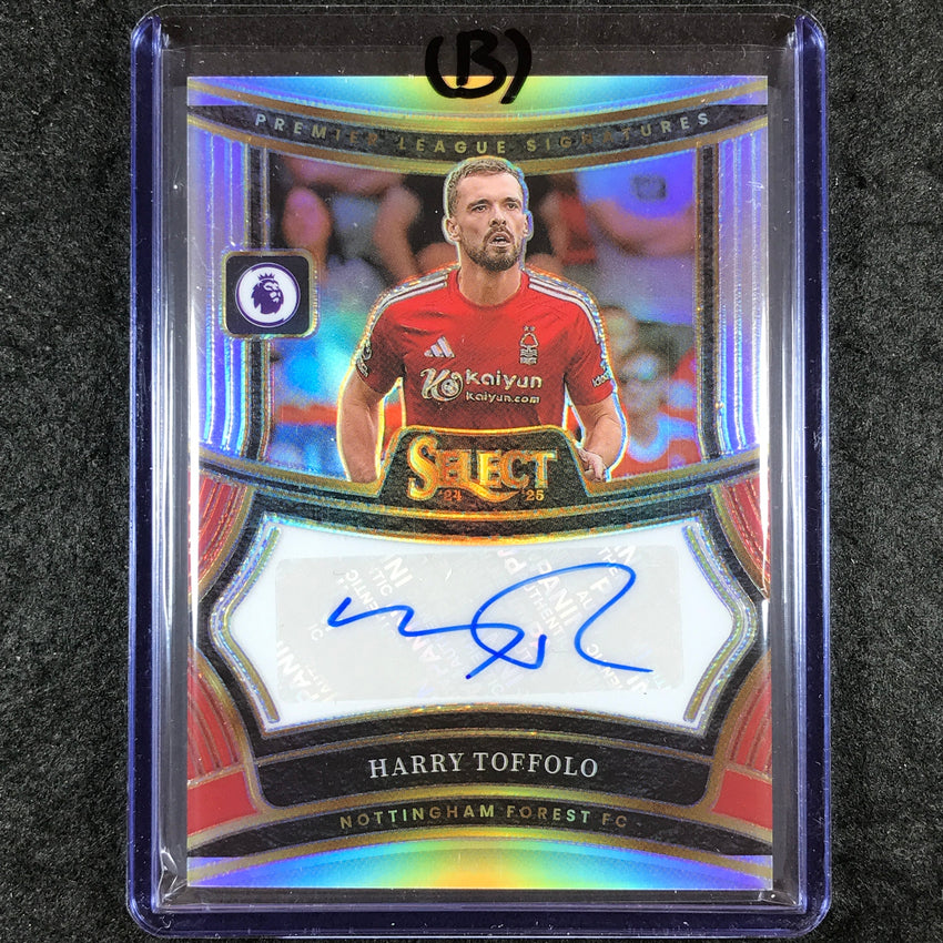 2024-25 Select EPL HARRY TOFFOLO Signatures Auto Silver Prizm #HT (B)