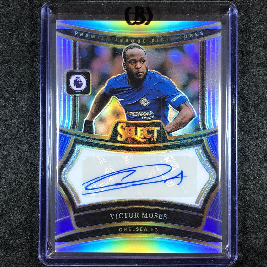 2024-25 Select EPL VICTOR MOSES Signatures Auto Silver Prizm #VM (B)