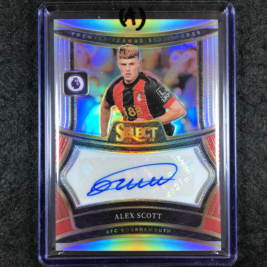 2024-25 Select EPL ALEX SCOTT Signatures Auto Silver Prizm #AS (A)