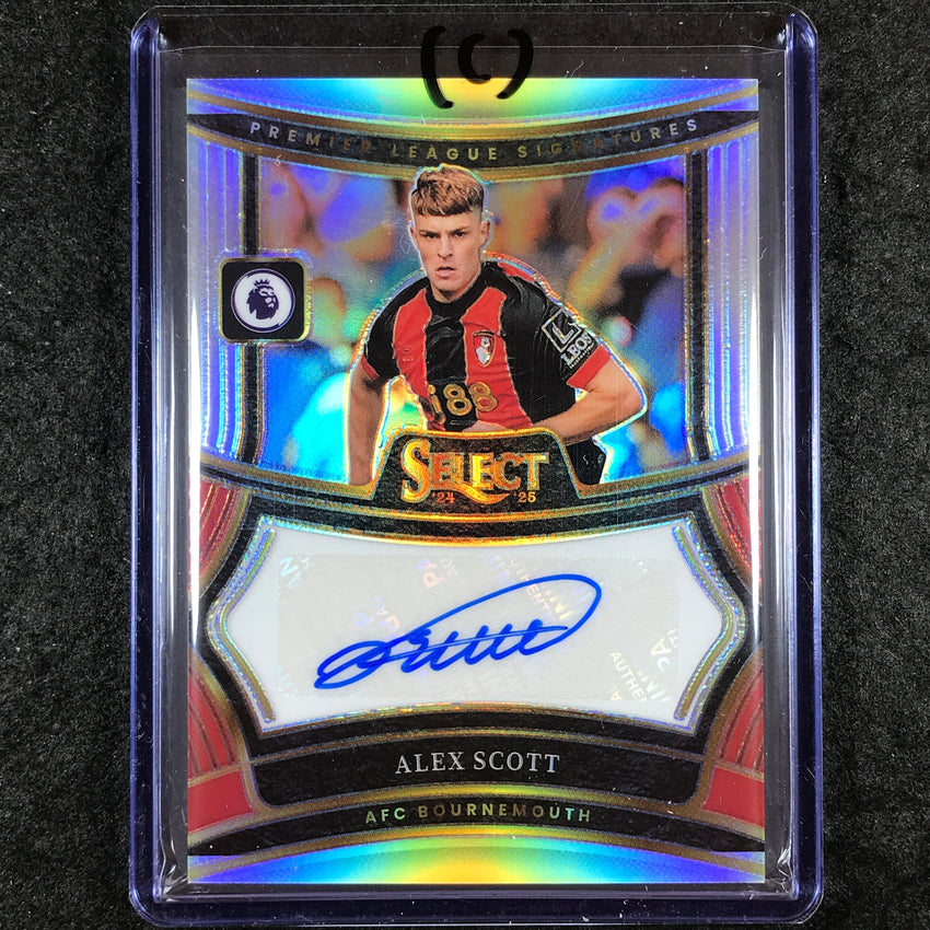 2024-25 Select EPL ALEX SCOTT Signatures Auto Silver Prizm #AS (C)