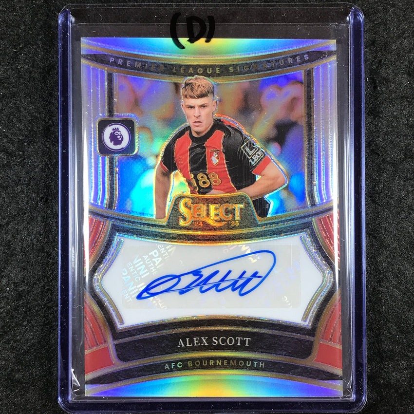 2024-25 Select EPL ALEX SCOTT Signatures Auto Silver Prizm #AS (D)