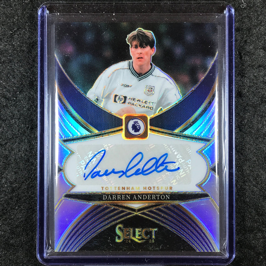 2024-25 Select EPL DARREN ANDERTON Select Signatures Auto Silver Prizm #DA