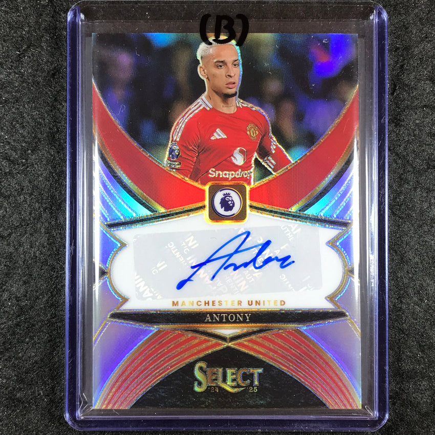 2024-25 Select EPL ANTONY Select Signatures Auto Silver Prizm #AN (B)