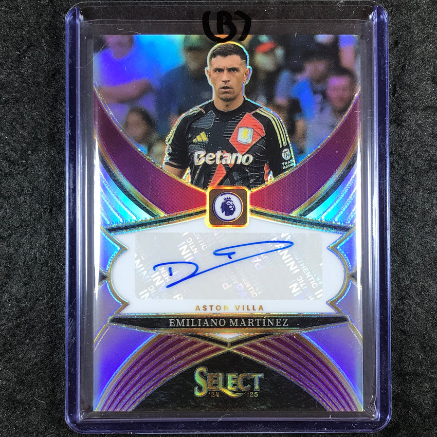 2024-25 Select EPL EMILIANO MARTINEZ Select Signatures Auto Silver Prizm #EM (B)
