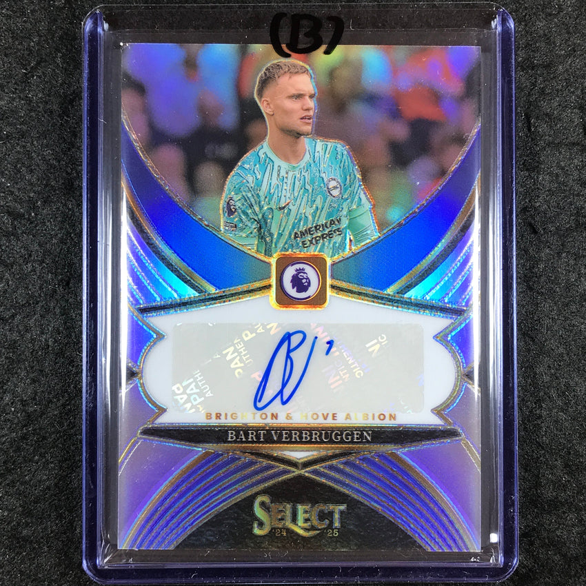 2024-25 Select EPL BART VERBRUGGEN Select Signatures Auto Silver Prizm #BV (B)