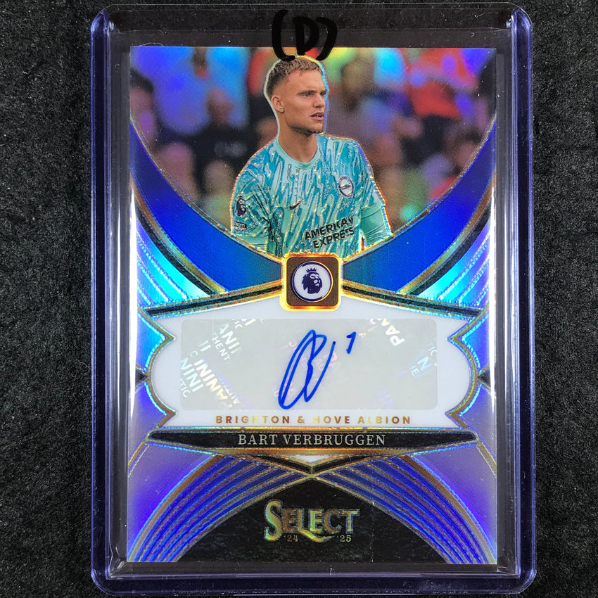 2024-25 Select EPL BART VERBRUGGEN Select Signatures Auto Silver Prizm #BV (D)