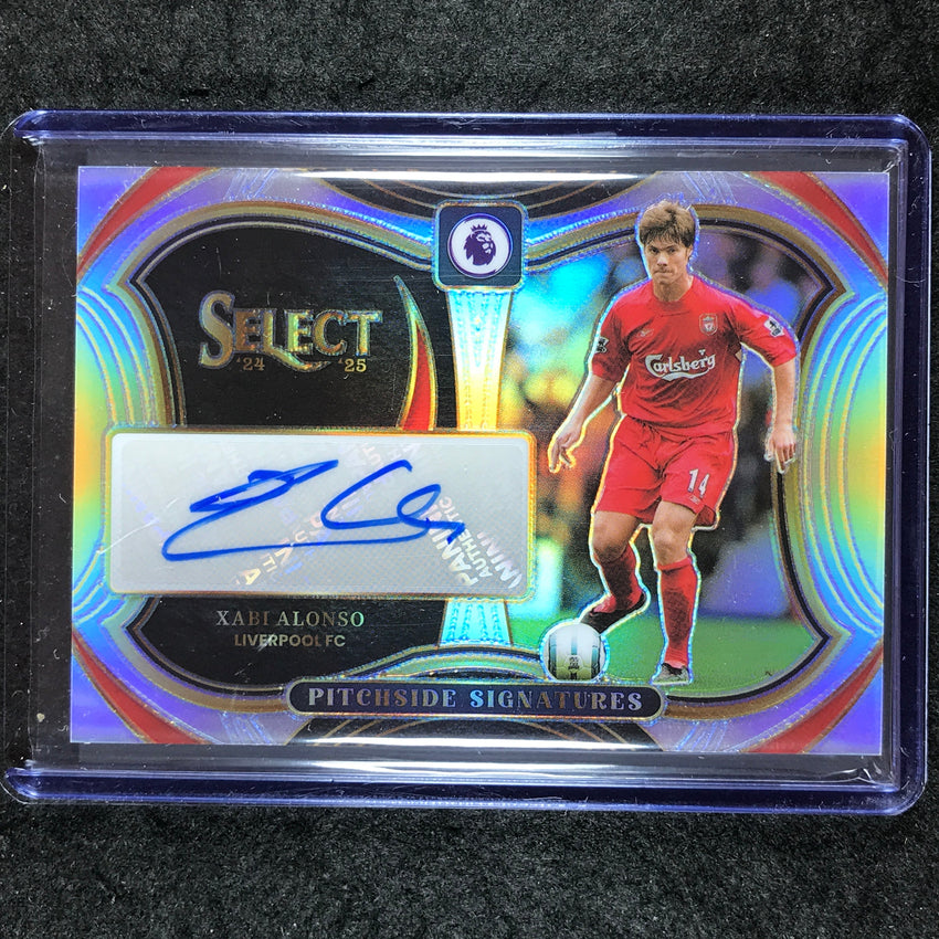 2024-25 Select EPL XABI ALONSO Pitchside Signatures Auto Silver Prizm #XA