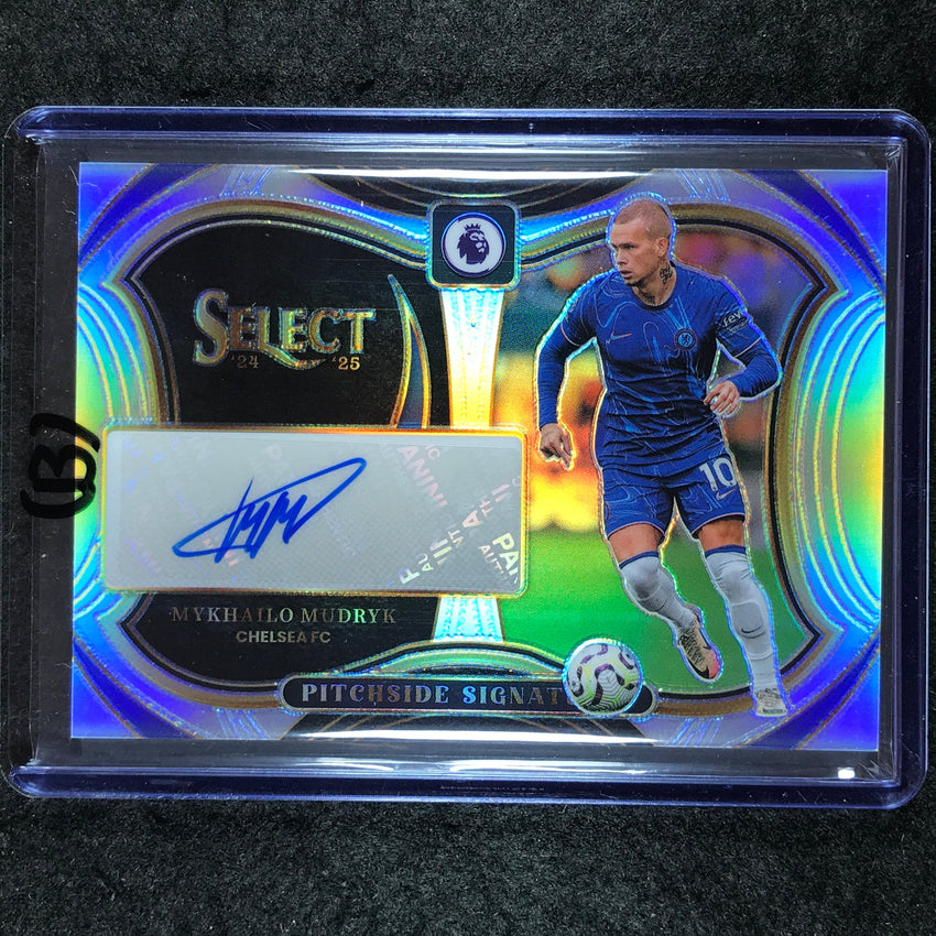 2024-25 Select EPL MYKHAILO MUDRYK Pitchside Signatures Auto Silver #MM (B)