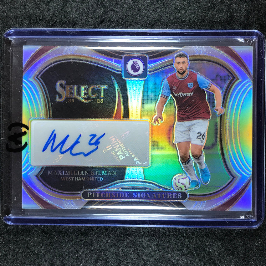 2024-25 Select EPL MAXIMILIAN KILMAN Pitchside Signatures Auto Silver #MK (A)