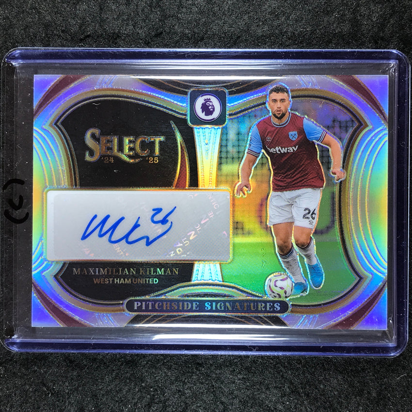 2024-25 Select EPL MAXIMILIAN KILMAN Pitchside Signatures Auto Silver #MK (C)