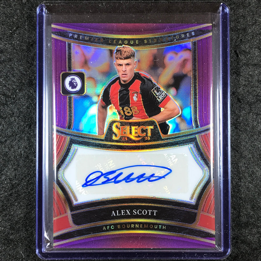 2024-25 Select EPL ALEX SCOTT Signatures Auto Purple 164/199