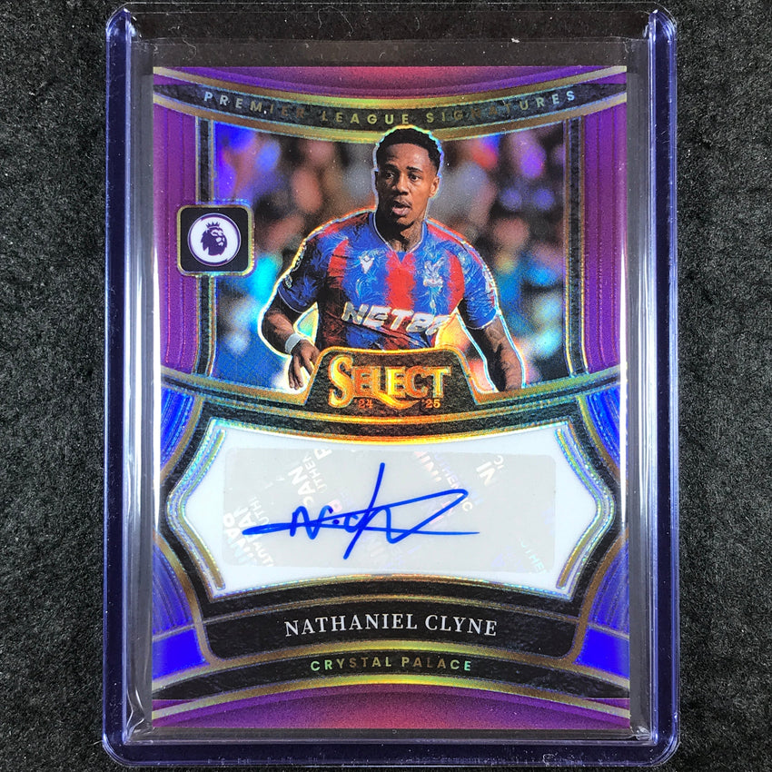 2024-25 Select EPL NATHANIEL CLYNE Signatures Auto Purple 139/199