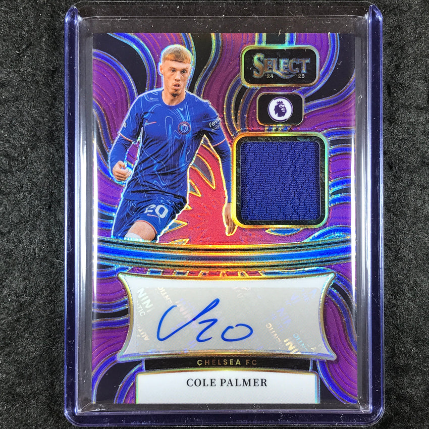 2024-25 Select EPL COLE PALMER Autographed Memorabilia Purple 3/25