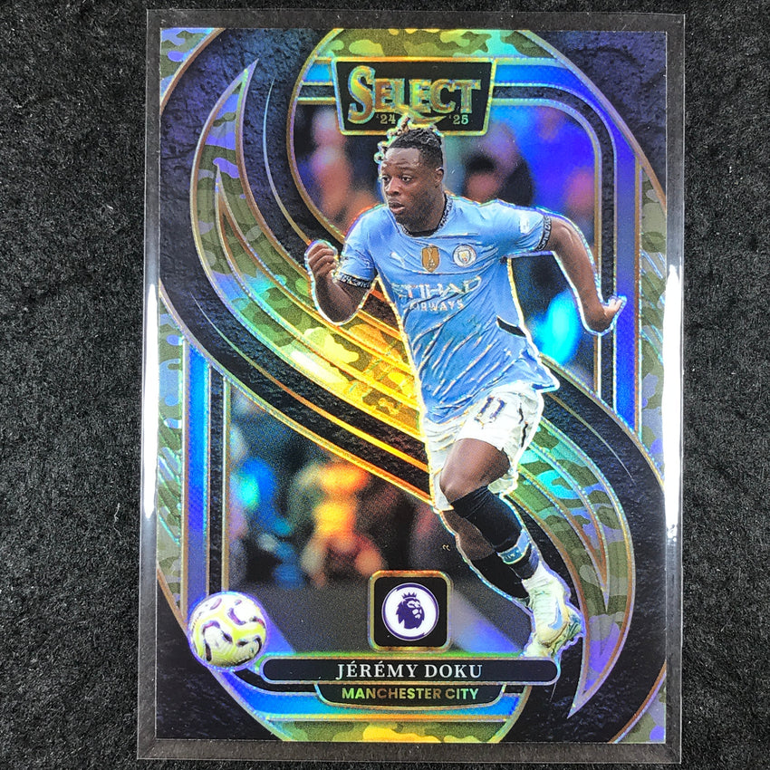 2024-25 Select EPL JEREMY DOKU Mezzanine Camo /150 #153