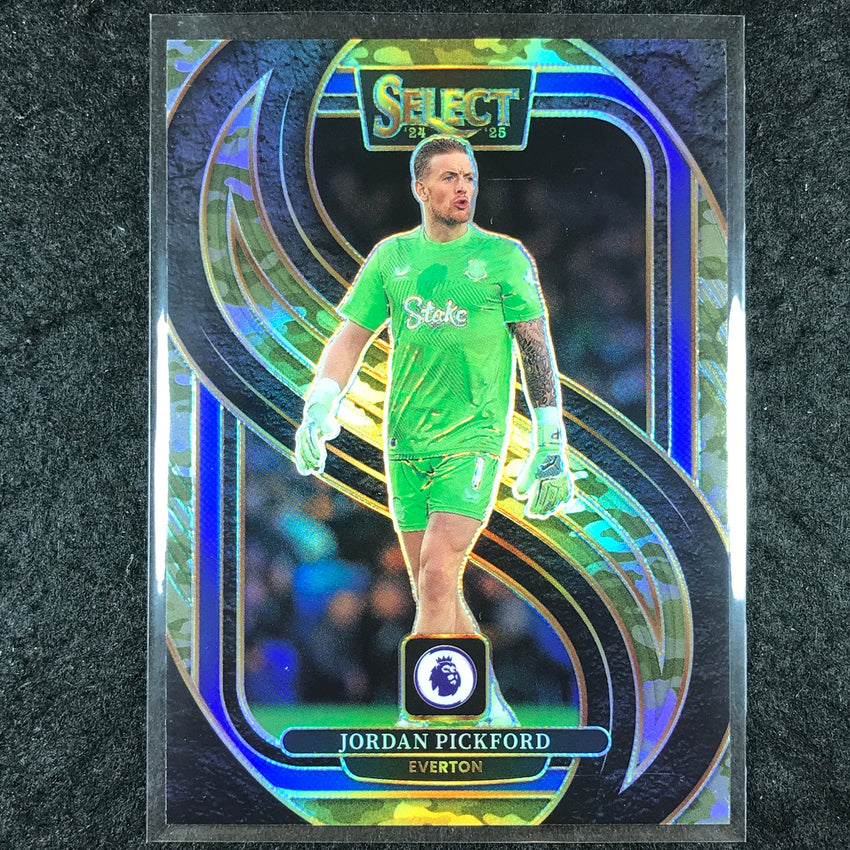 2024-25 Select EPL JORDAN PICKFORD Mezzanine Camo /150 #159
