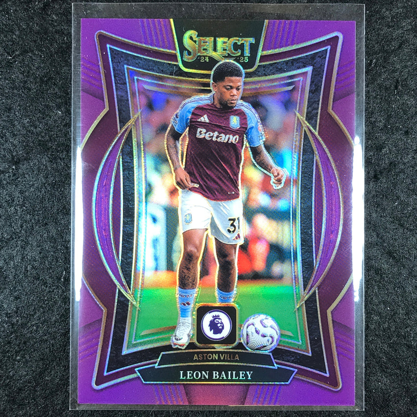 2024-25 Select EPL LEON BAILEY Terrace Purple /140 #13
