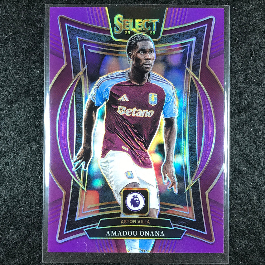 2024-25 Select EPL AMADOU ONANA Terrace Purple /140 #15