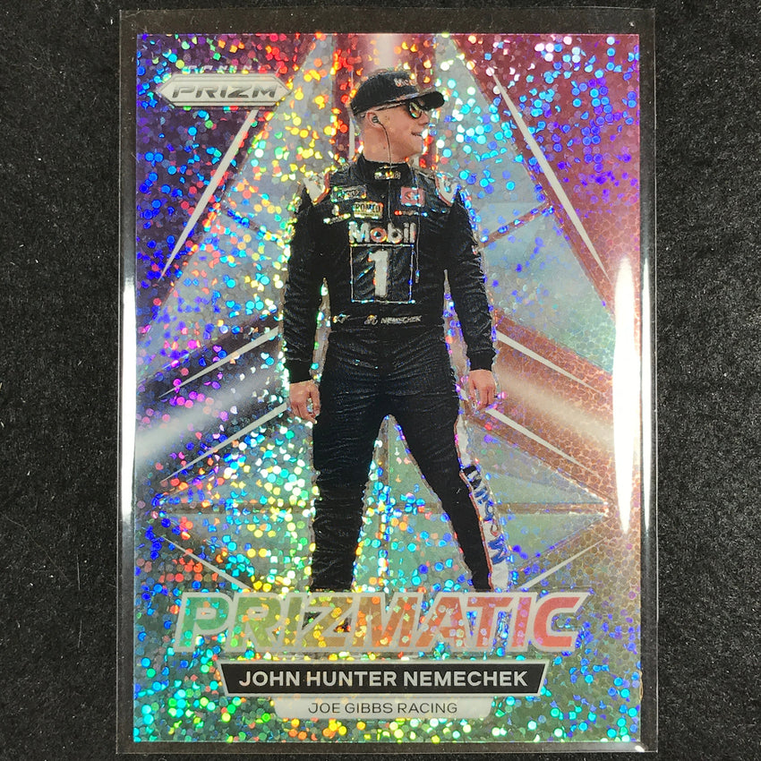 2023 National Treasures Racing JOHN HUNTER NEMECHEK Prizmatic White Sparkle #5
