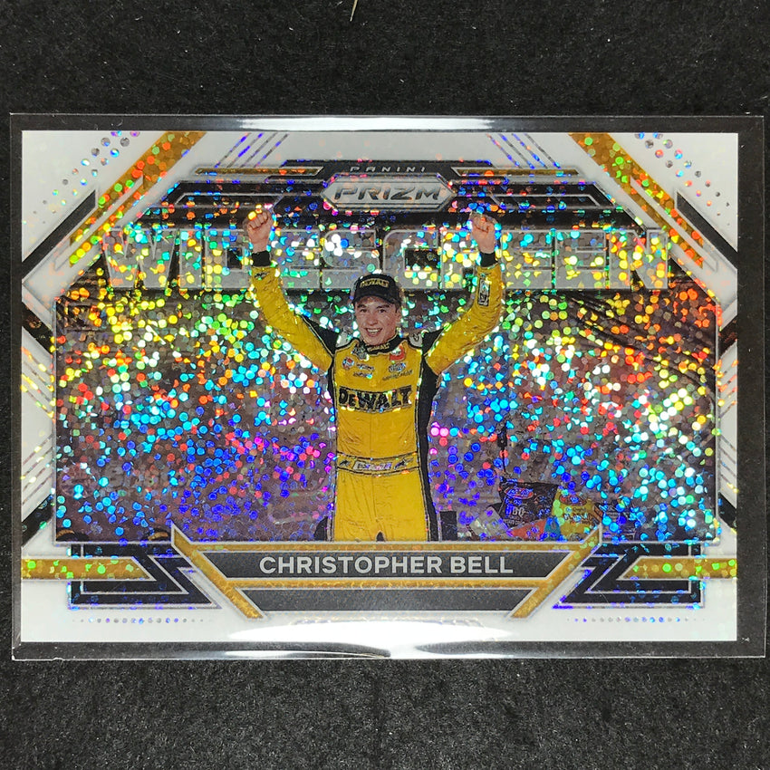 2023 National Treasures Racing CHRISTOPHER BELL Widescreen White Sparkle #10