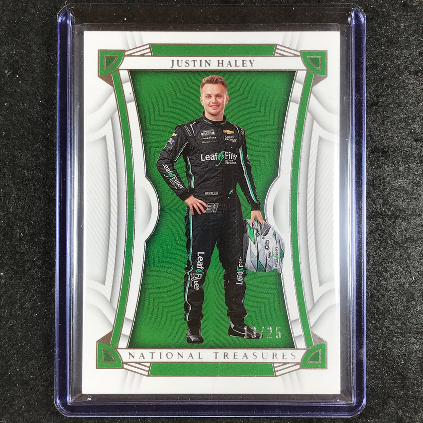 2023 National Treasures Racing JUSTIN HALEY Base 13/25