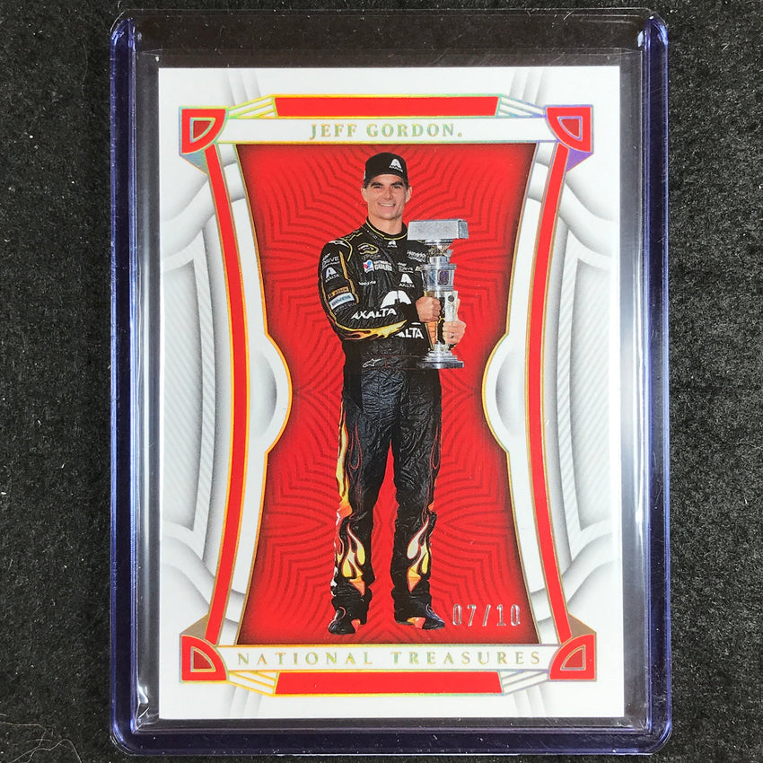 2023 National Treasures Racing JEFF GORDON Base Gold Holo 7/10