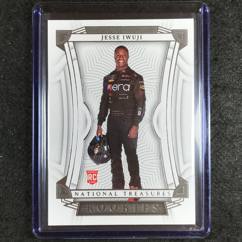 2023 National Treasures Racing JESSE IWUJI Rookies Base 24/25