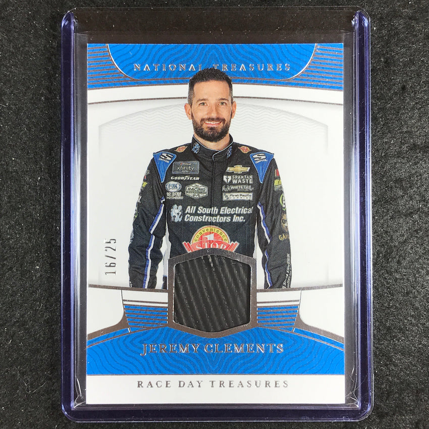 2023 National Treasures Racing JEREMY CLEMENTS Race Day Tire Relic 16/25